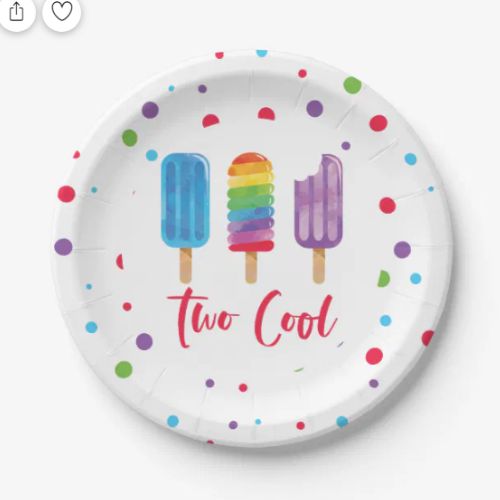 Ice Cream Birthday Plate