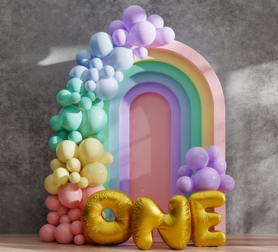 Rainbow Theme Birthday Party Ideas