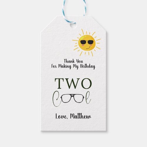 Kids birthday Party  Gift Tag