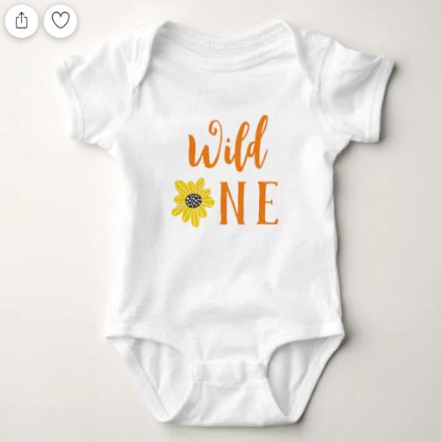 	wildflower first birthday outfit