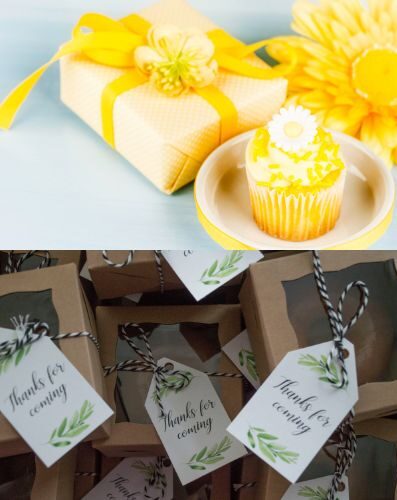 wildflower party favors