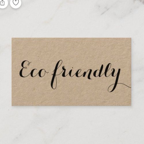 eco friendly business cards