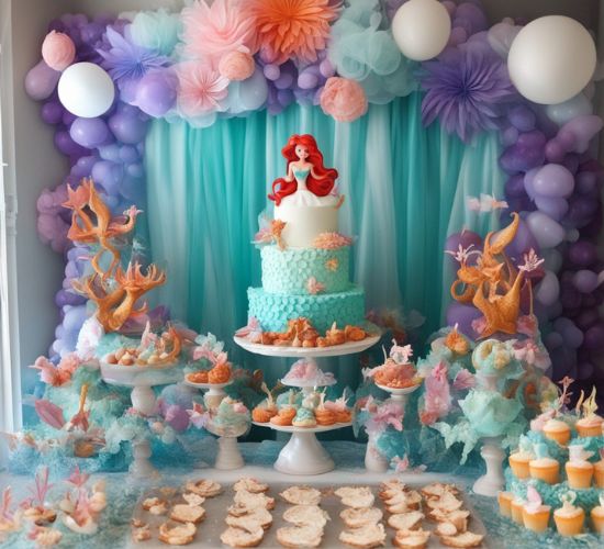 Mermaid 1st Birthday Theme