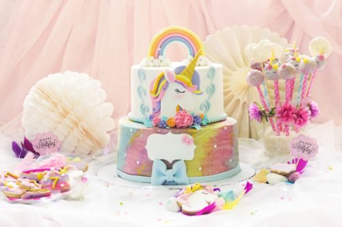 A Magical Unicorn Theme First Birthday Party